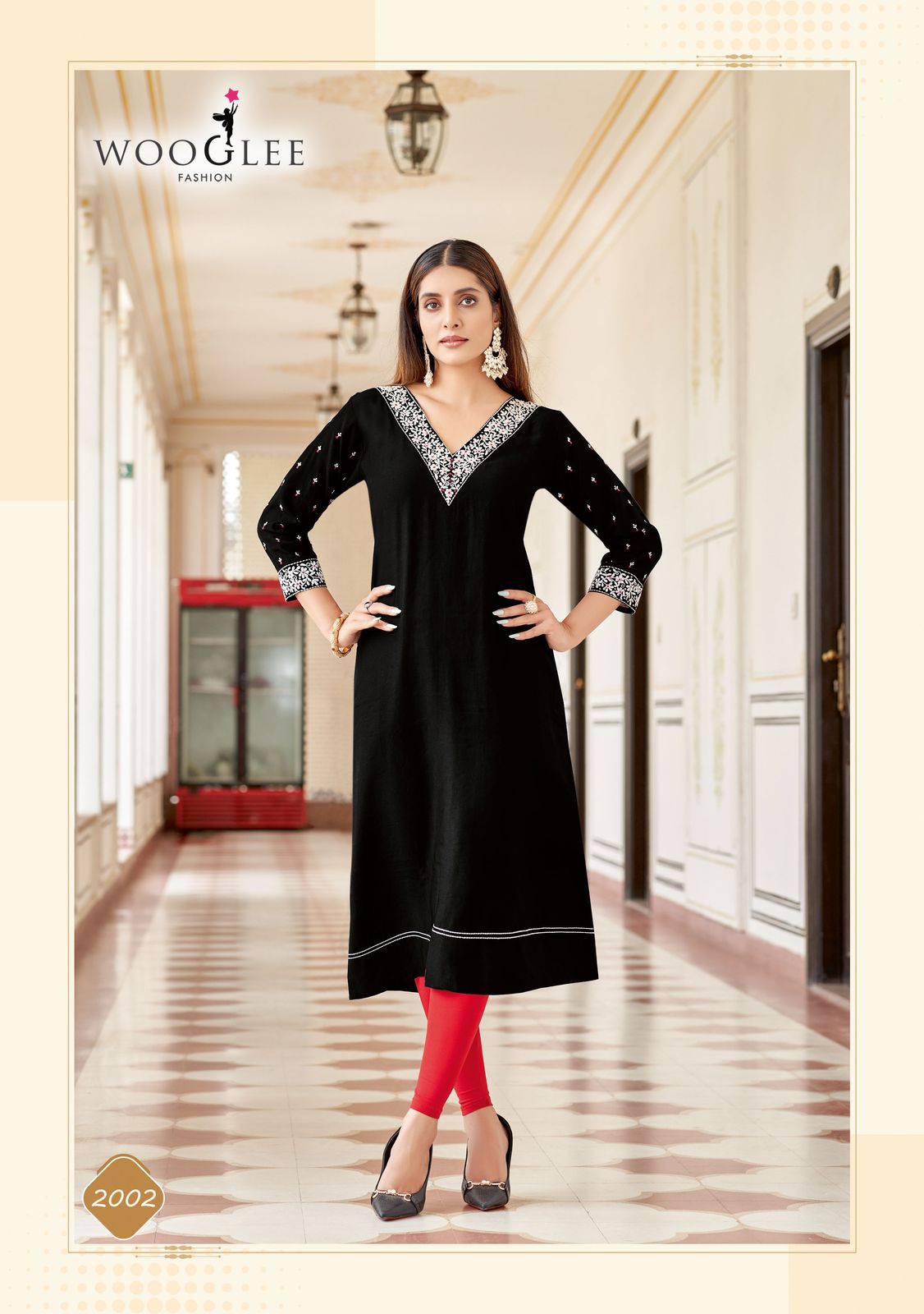 Veera By Wooglee Rayon Designer Kurtis Wholesale Shop In Surat